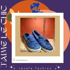 MIA Demin-like Fashion Trainers with Accented Fold Design Front